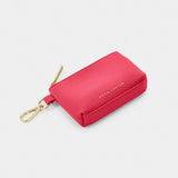 Evie Clip On Coin Purse, Fuschia Pink