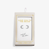 Moments To Shine “Love You The Moon” Stud Earrings