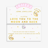 Kids' A Little Jomees 'Love You To The Moon And Back' Bracelet In Silver and Gold Plating