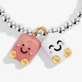 Kids' A Little Jomees 'Love You S'More' Bracelet In Silver and Gold Plating