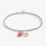 Kids' A Little Jomees 'Love You S'More' Bracelet In Silver and Gold Plating