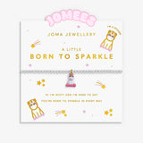 Kids' A Little Jomees 'Born To Sparkle' Bracelet In Silver and Gold Plating