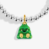 Kids' A Little Jomees 'It's Christmaasss!' Bracelet In Silver and Gold Plating
