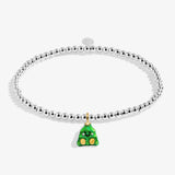 Kids' A Little Jomees 'It's Christmaasss!' Bracelet In Silver and Gold Plating