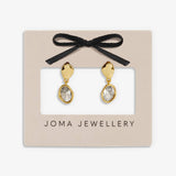 Loved By You, Molten, Gold Plated Drop Earrings