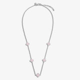 Signature Clover Collection, Pink And Silver Necklace