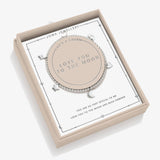 Life’s A Charm ‘Love You To The Moon And Back’ Bracelet In Silver Plating
