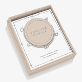 Life’s A Charm, A Little ‘Family Forever’ Bracelet With Silver Plating