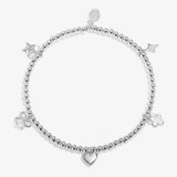 Life’s A charm ‘Happy Birthday’ Bracelet In Silver Plating