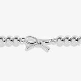 A Wee 'Thank You' Bracelet in Silver Plating