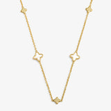 Loved By You Mother Of Pearl Clover Necklace