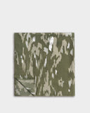 Printed Foil Scarf, Olive