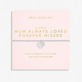 A Little 'Mum, Always Loved Forever Missed' Bracelet