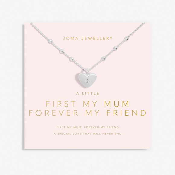A Little 'First My Mum Forever My Friend' Necklace