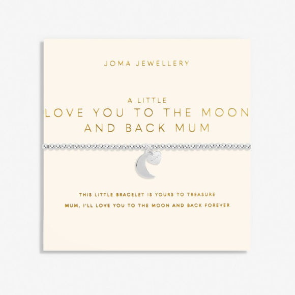 A Little 'I Love You To The Moon And Back Mum' Bracelet