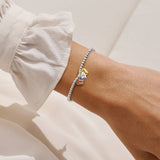 A Little Charmed Moments 'Happy 16th Birthday' Bracelet In Silver, Gold, and Rose Gold Plating