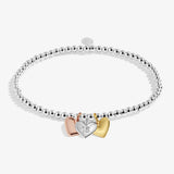 A Little Charmed Moments 'Happy 16th Birthday' Bracelet In Silver, Gold, and Rose Gold Plating