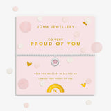 Kids' Confetti A Little 'So Very Proud Of You' Bracelet In Silver Plating