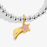 Kids' Confetti A Little 'You Are The Brightest Star' Bracelet In Silver and Gold Plating
