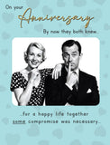 On Your Anniversary, By Now They Both Knew..