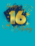 Happy 16th Birthday - Foil