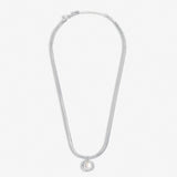 Solaria Baroque Pearl Pendant Necklace In Silver Plating
