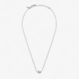 Solaria Necklace In Cubic Zirconia And Silver Plating
