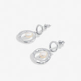 Solaria Baroque Pearl Hoop Earrings In Silver Plating