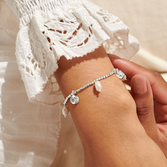 Solaria Baroque Pearl Bracelet In Silver Plating