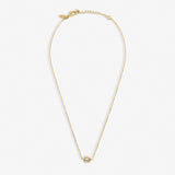 Solaria Necklace In Cubic Zirconia And Gold Plating