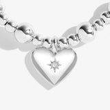 Life's A Charm 'First My Mum Forever My Friend' Bracelet In Silver Plating