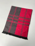 Couthie Red Stripe Scarf