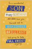 Son, Happy Birthday, Amazingly Brilliant