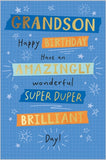 Grandson, Happy Birthday Have A Brilliant Day