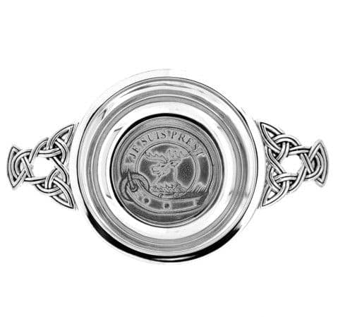 Outlander Inspired Clan Fraser Silver Plated Quaich