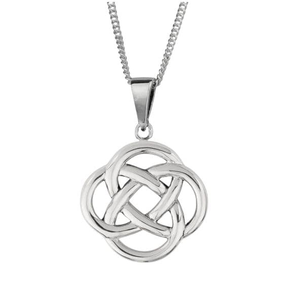 Celtic Knot Silver Plated Pendant