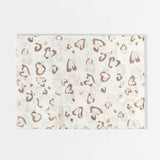 Heart Leopard Printed Scarf