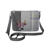 Cow Applique Messenger Bag