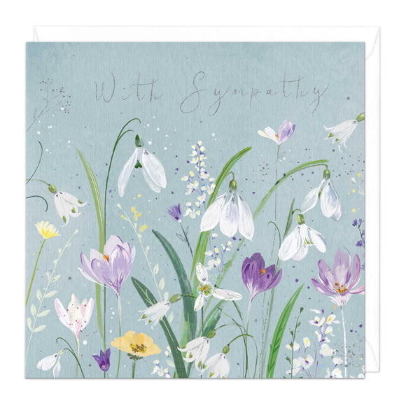 White Bells Sympathy Card