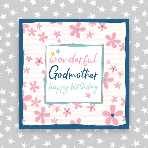 Happy Birthday Card - Wonderful Godmother
