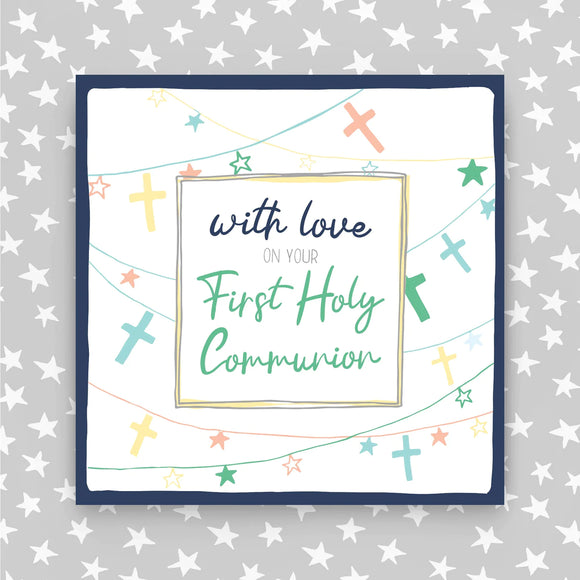 With Love on your First Holy Communion Card