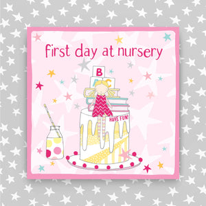 First Day At Nursery - Pink