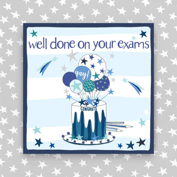 Well Done On Your Exams - Blue