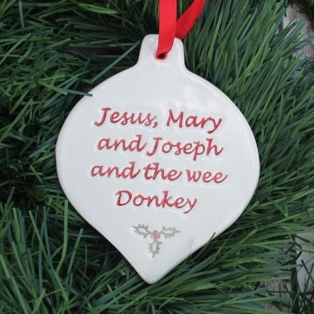 Jesus, Mary and Joseph and the Wee Donkey