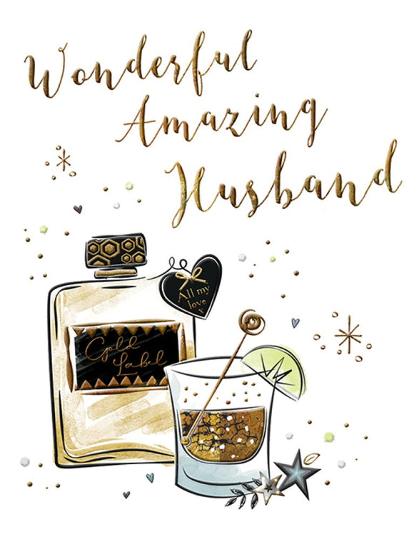 Card Wonderful Amazing Husband