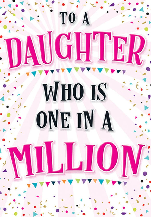 To A Daughter Who’s One In A Million
