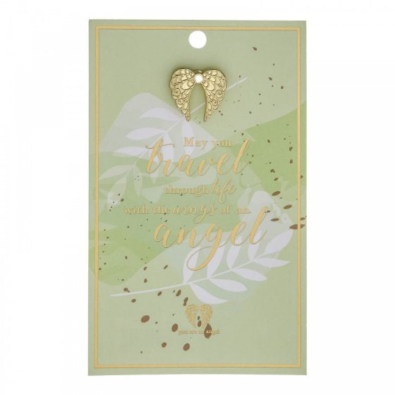 Wings Of An Angel Pin Card
