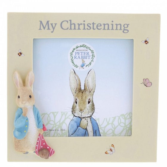 Peter Rabbit Christening Photo Frame