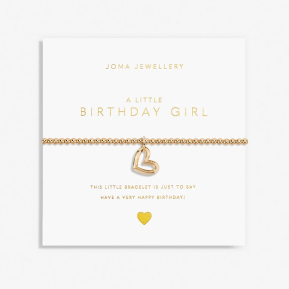 A Little Birthday Girl - Gold Bracelet