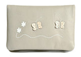 Ladies Wallet Purse, Grey/Dusky